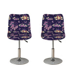 Purple Indian Dream Catcher Print Bar Stool Covers