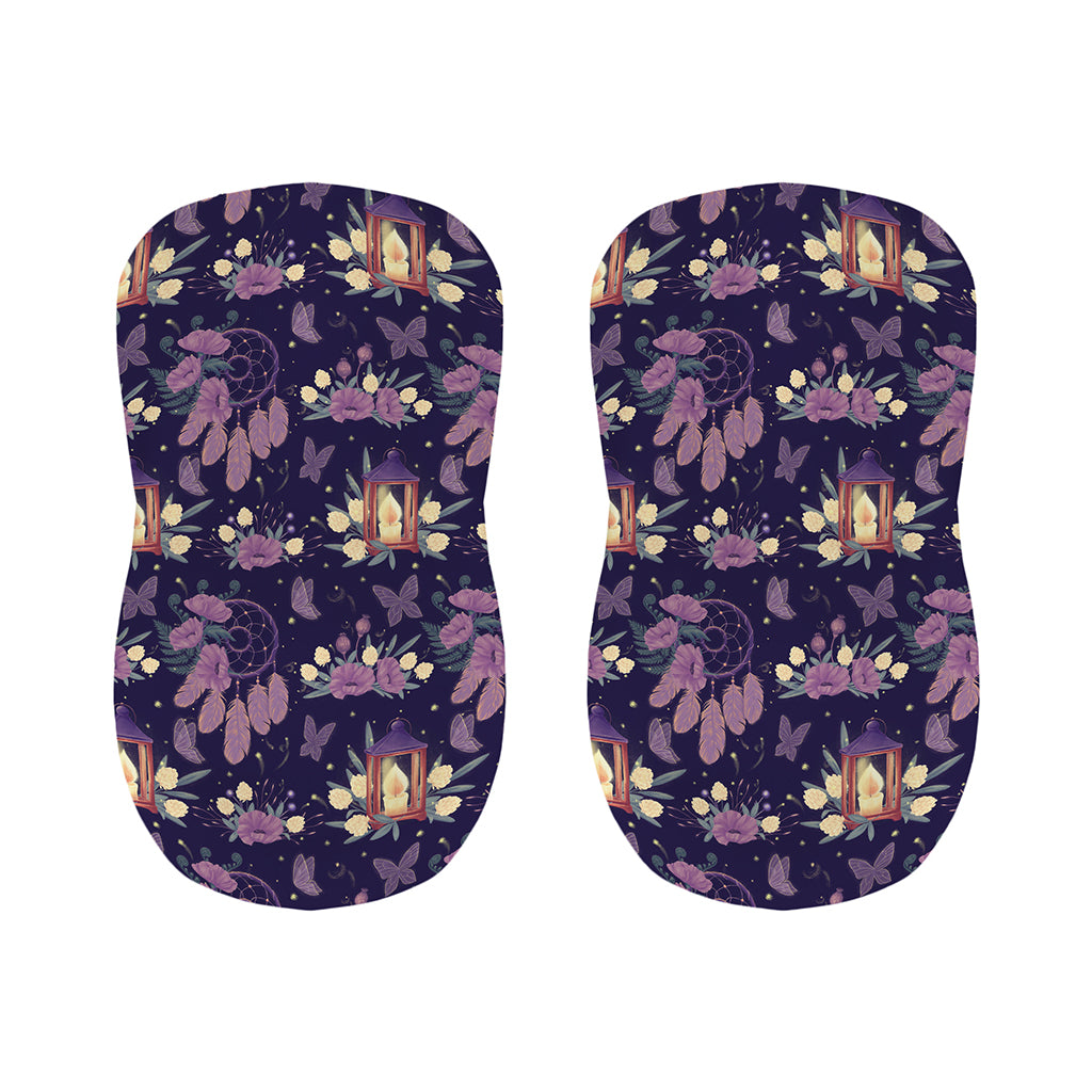 Purple Indian Dream Catcher Print Bar Stool Covers