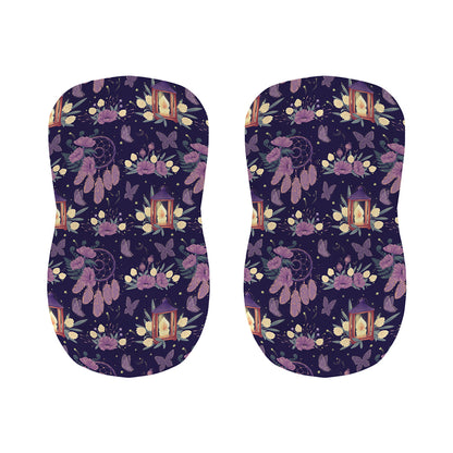 Purple Indian Dream Catcher Print Bar Stool Covers