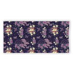 Purple Indian Dream Catcher Print Beach Towel