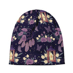 Purple Indian Dream Catcher Print Beanie