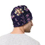 Purple Indian Dream Catcher Print Beanie