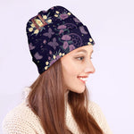 Purple Indian Dream Catcher Print Beanie