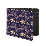 Purple Indian Dream Catcher Print Bifold Wallet