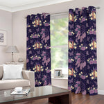 Purple Indian Dream Catcher Print Blackout Grommet Curtains