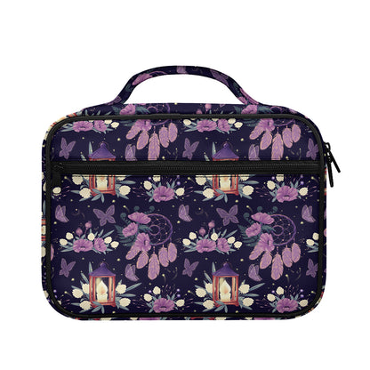 Purple Indian Dream Catcher Print Briefcase Bible Bag