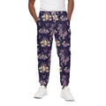 Purple Indian Dream Catcher Print Cotton Sweatpants