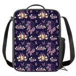 Purple Indian Dream Catcher Print Crossbody Lunch Bag
