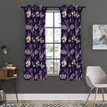 Purple Indian Dream Catcher Print Grommet Curtain Panels