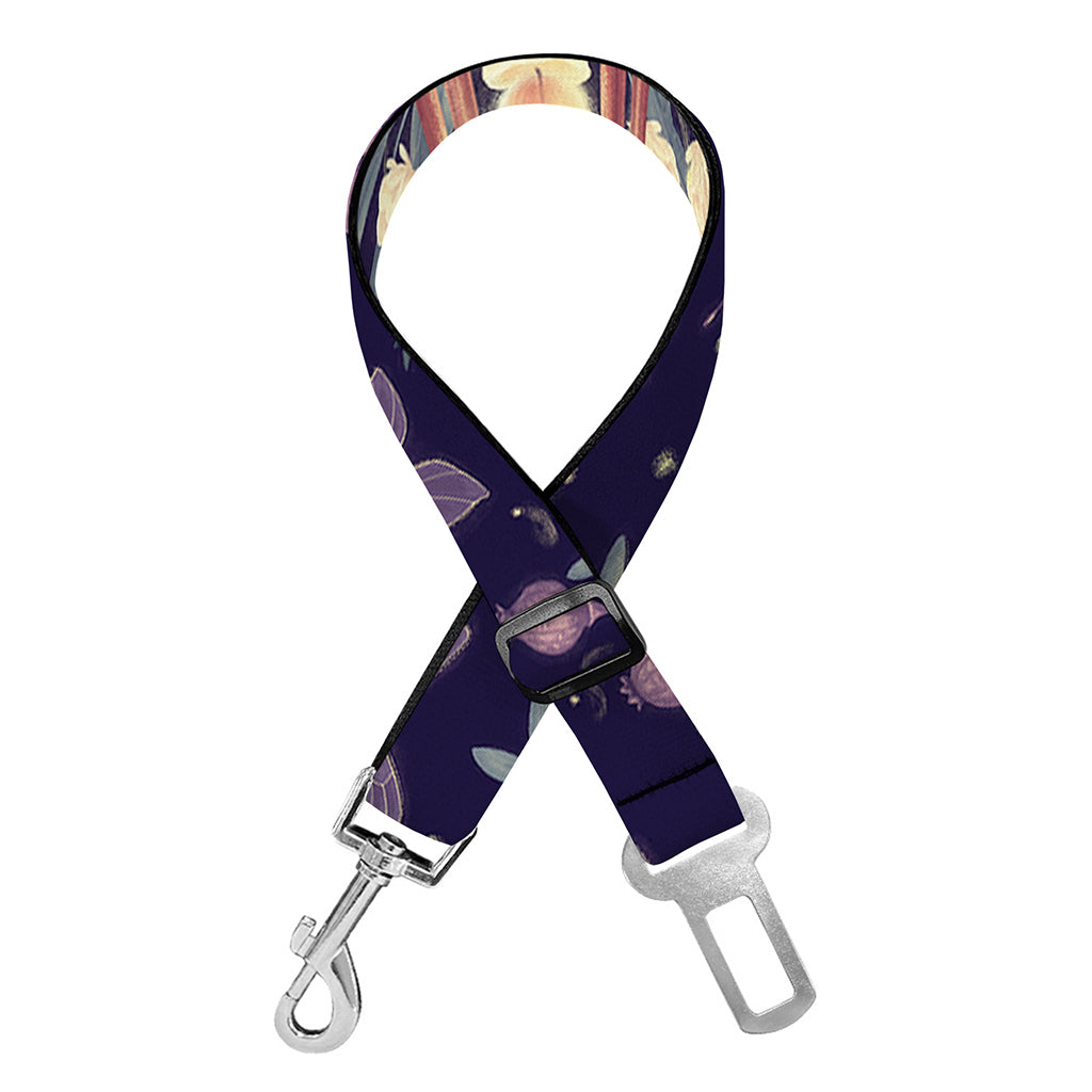Purple Indian Dream Catcher Print Dog Seat Belt