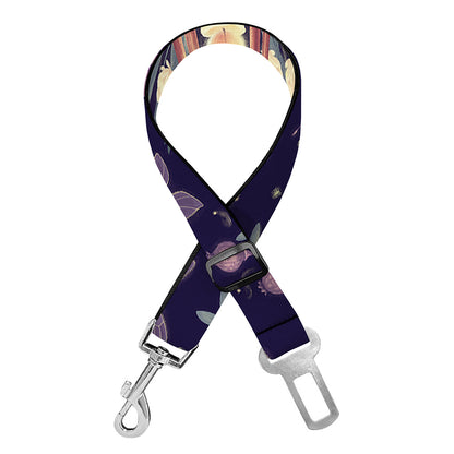 Purple Indian Dream Catcher Print Dog Seat Belt