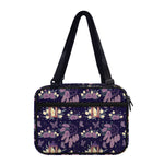 Purple Indian Dream Catcher Print Double Strap Bible Bag