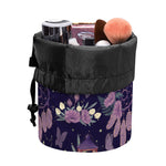 Purple Indian Dream Catcher Print Drawstring Makeup Bag