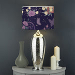 Purple Indian Dream Catcher Print Drum Lamp Shade