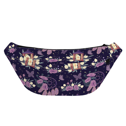 Purple Indian Dream Catcher Print Fanny Pack