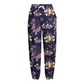 Purple Indian Dream Catcher Print Fleece Lined Knit Pants
