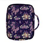 Purple Indian Dream Catcher Print Front Pocket Bible Bag