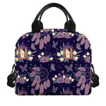 Purple Indian Dream Catcher Print Insulated Lunch Bag