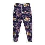 Purple Indian Dream Catcher Print Jogger Pants