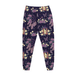 Purple Indian Dream Catcher Print Jogger Pants