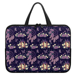 Purple Indian Dream Catcher Print Laptop Sleeve With Handle