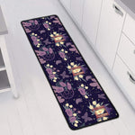 Purple Indian Dream Catcher Print Long Kitchen Mat