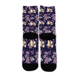 Purple Indian Dream Catcher Print Long Socks