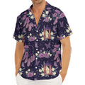 Purple Indian Dream Catcher Print Men's Deep V-Neck Shirt