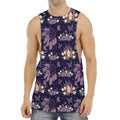Purple Indian Dream Catcher Print Men's Muscle Tank Top
