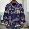 Purple Indian Dream Catcher Print Men's Shirt Jacket