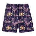 Purple Indian Dream Catcher Print Men's Swim Trunks