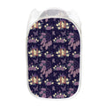 Purple Indian Dream Catcher Print Mesh Laundry Hamper