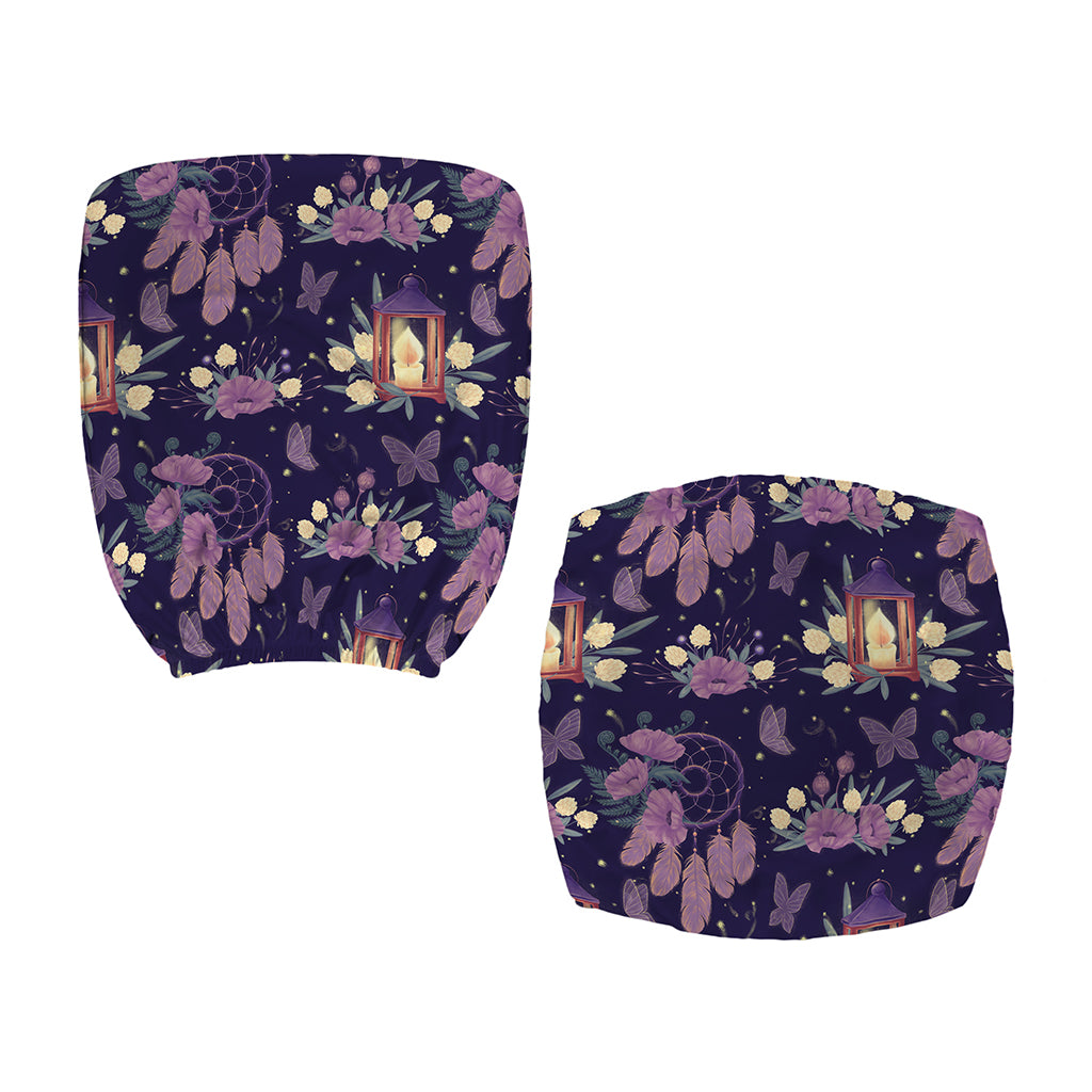 Purple Indian Dream Catcher Print Office Chair Cover