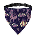 Purple Indian Dream Catcher Print Over The Collar Dog Bandana