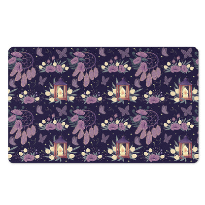 Purple Indian Dream Catcher Print Polyester Doormat