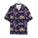 Purple Indian Dream Catcher Print Rayon Hawaiian Shirt