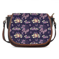 Purple Indian Dream Catcher Print Saddle Bag