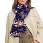 Purple Indian Dream Catcher Print Scarf