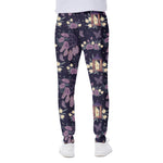 Purple Indian Dream Catcher Print Scuba Joggers