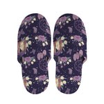 Purple Indian Dream Catcher Print Slippers