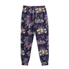 Purple Indian Dream Catcher Print Sweatpants