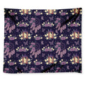 Purple Indian Dream Catcher Print Tapestry