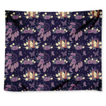 Purple Indian Dream Catcher Print Tapestry