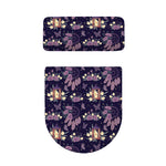 Purple Indian Dream Catcher Print Toilet Lid And Tank Cover Set