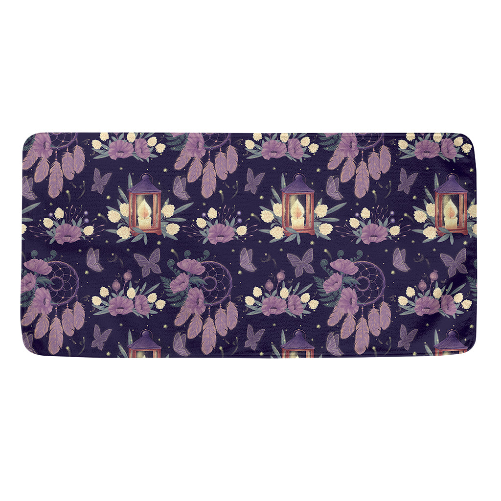 Purple Indian Dream Catcher Print Towel