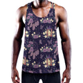 Purple Indian Dream Catcher Print Men's Workout Tank Top