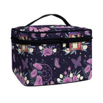 Purple Indian Dream Catcher Print Travel Makeup Bag