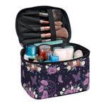 Purple Indian Dream Catcher Print Travel Makeup Bag