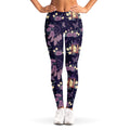 Purple Indian Dream Catcher Print Women's Leggings