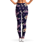 Purple Indian Dream Catcher Print Women's Leggings